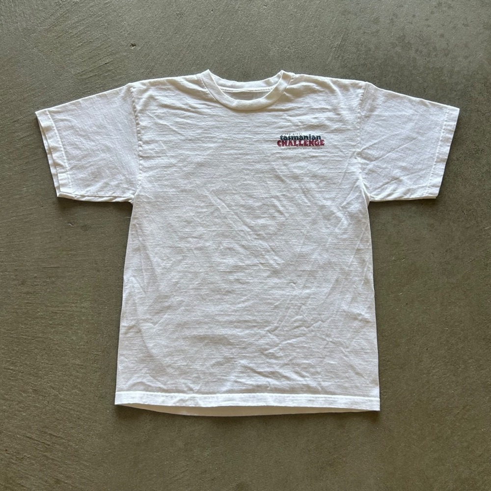 Vintage Great Tasmanian Challenge Shirt Size Medium White Australia Yacht Racing